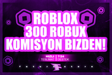 ⭐(429) 300 Robux + KOMİSYON BİZDEN ⭐