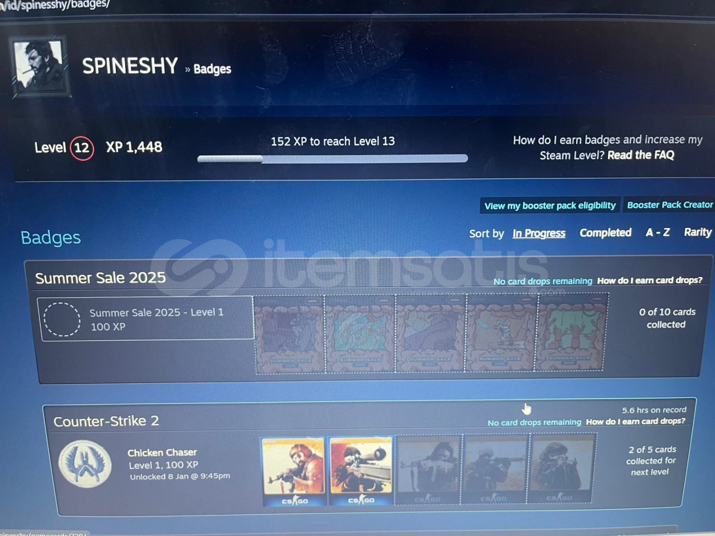 330 DOLAR DEĞERİNDE STEAM HESABI SATILIK 330 DOLAR DEĞERİNDE STEAM HESABI SATILIK
