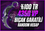 ✨4350VP+ %100TR BIÇAK GARANTİLİ RANDOM HESAP✨