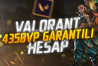 4350VP Garantili Valorant Hesap!!