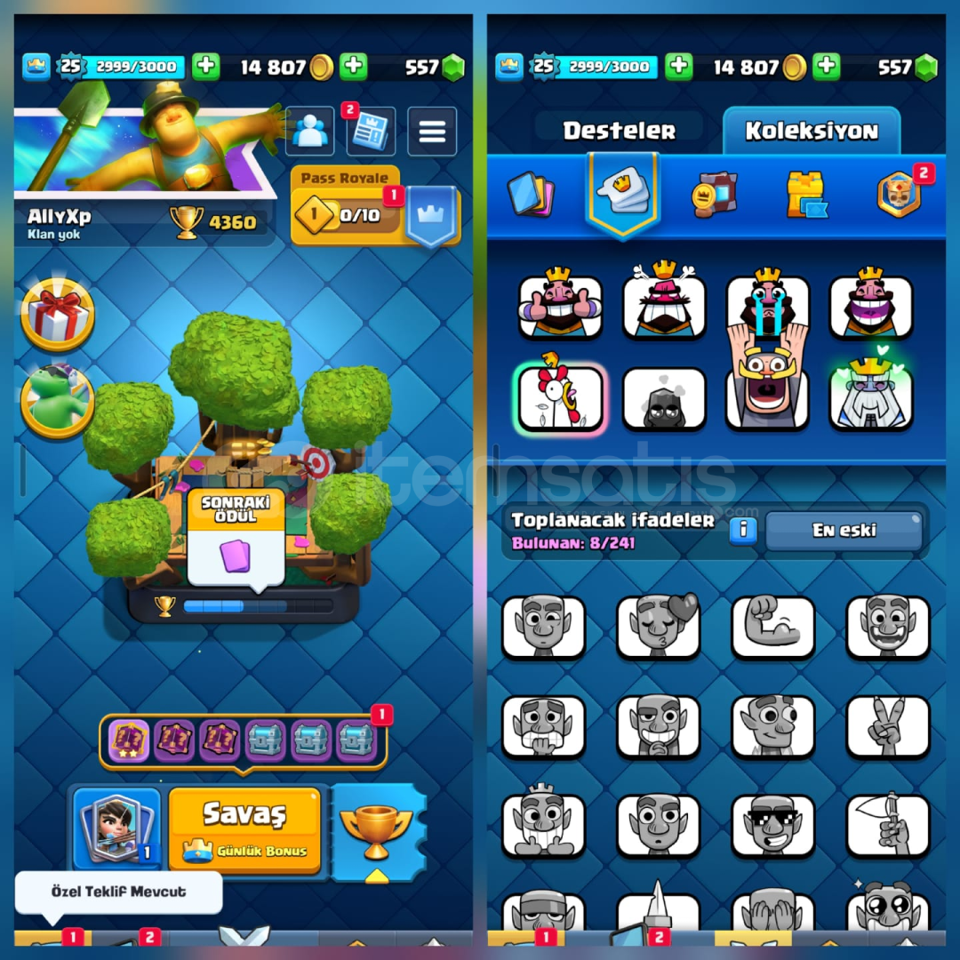 4360Kupa 84Kart 8İfade 1Kule 557Elmas İsimHakkı 4360Kupa 84Kart 8İfade 1Kule 557Elmas İsimHakkı