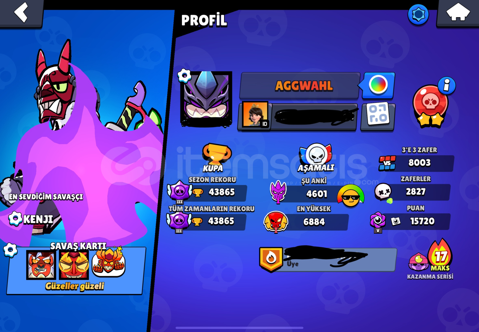 43K KUPALI 51 MAX KARAKTERLİ PRO PASS VE BRAWL 43K KUPALI 51 MAX KARAKTERLİ PRO PASS VE BRAWL