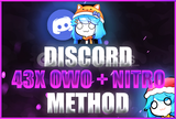 ⭐ 43x OwO Cash Methodu & Nitro Method ⭐