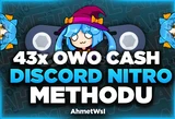 43x OwO Cash+Nitro Methodları En Dolusu ⚡️