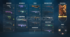 444 Seviye İçinde Birçok Skin Olan hesap