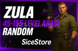 ⭐45-155 LEVEL GARANTİLİ ZULA RANDOM⭐