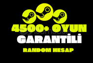 ⚡4500+OYUN Garantili Random Hesap