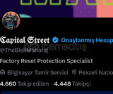 4550 TAKİPÇİLİ TWİTTER HESABI