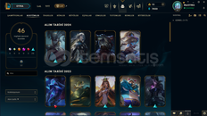 46 KOSTÜMLÜ-66 SEVİYE ESKİ LOL HESABI