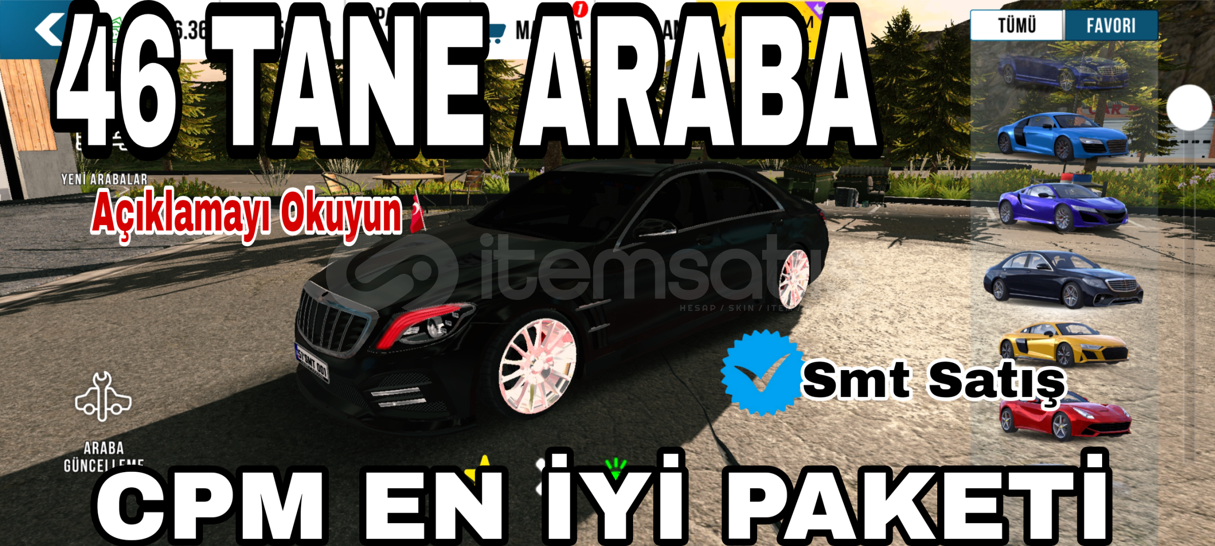 !46 TANE ARABBAA!VİDOLLU !46 TANE ARABBAA!VİDOLLU