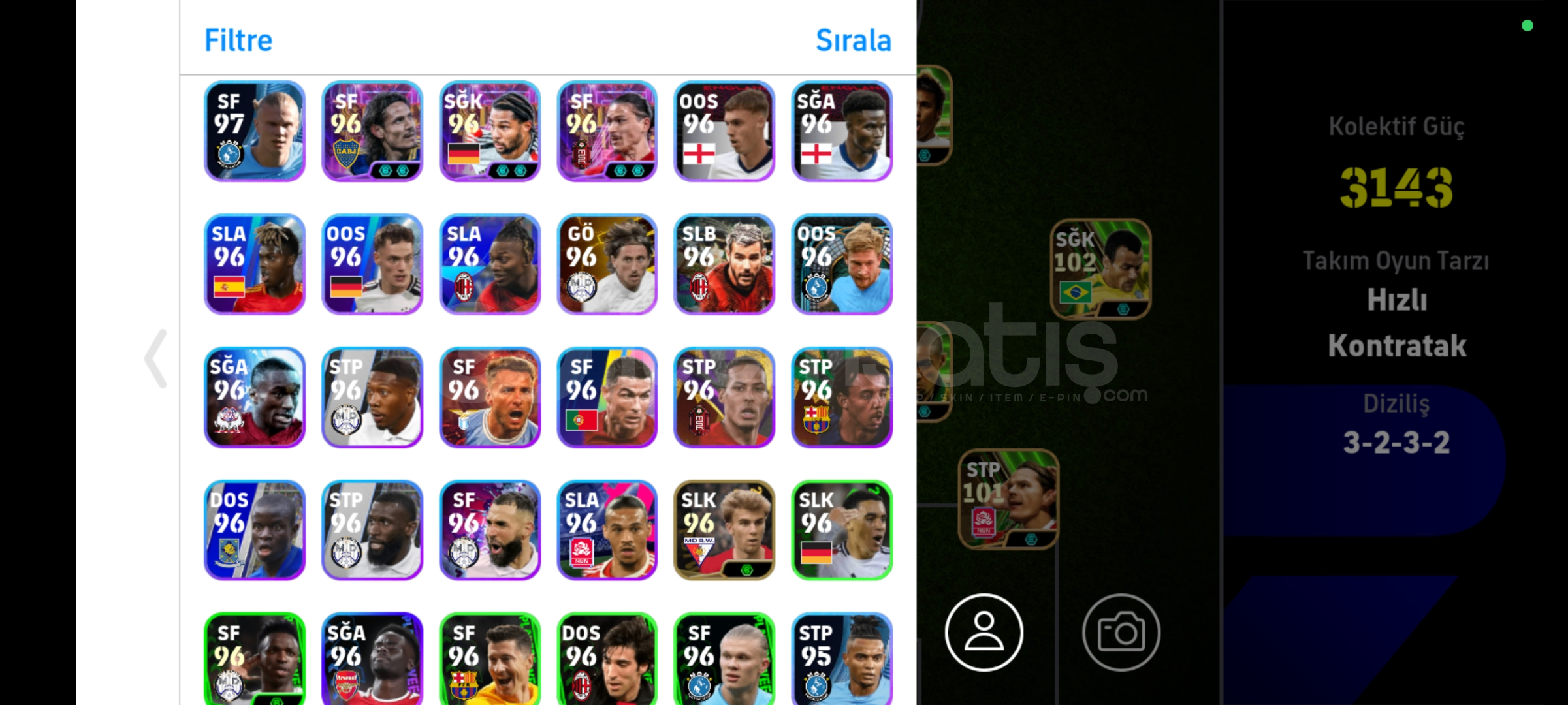 Satılık pes hesabı  Satılık pes hesabı