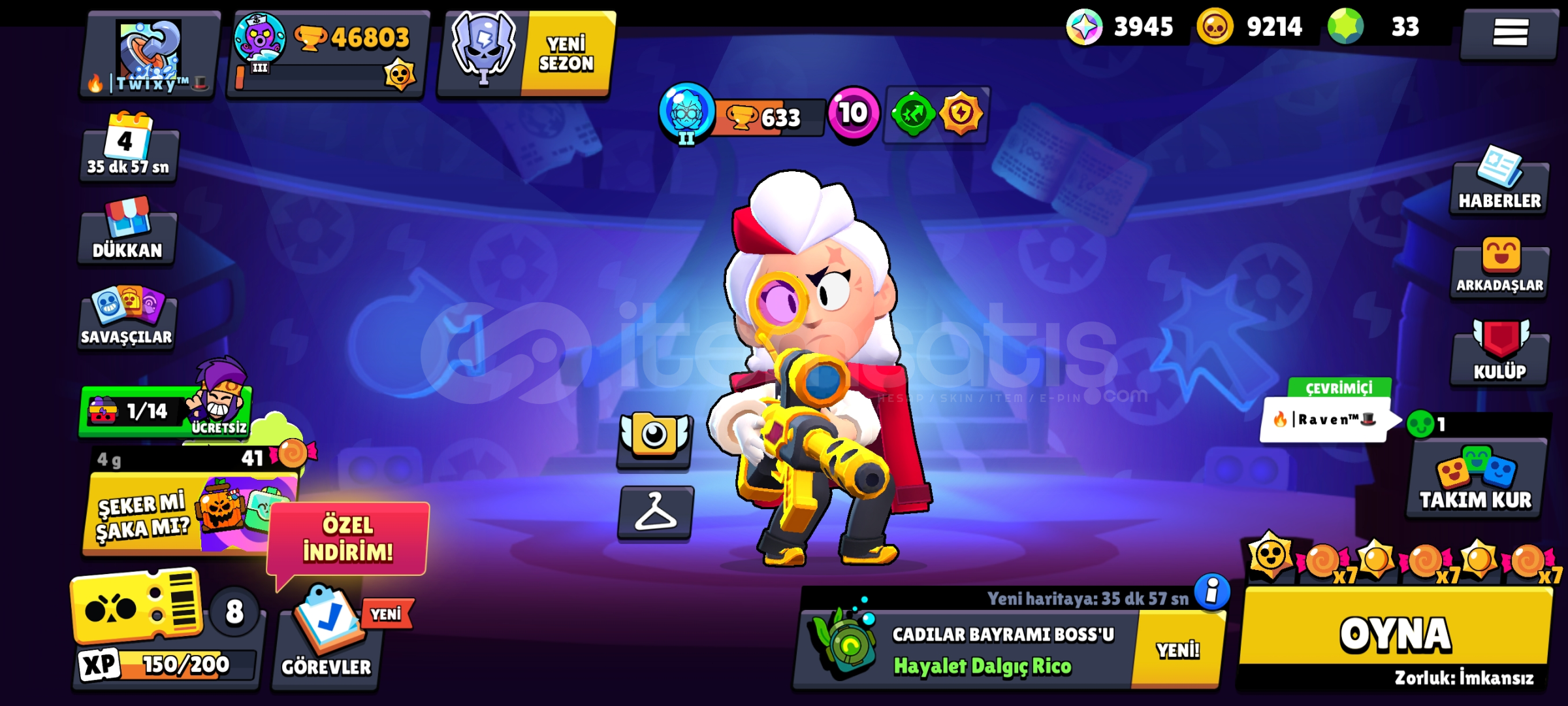 46K Eski Brawlstars Hesap