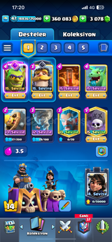 47 level passlı 9000 kupa 8.lig acil satılık