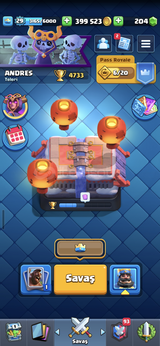 ⭐️ 4733 Kupa ⭐️ 87 Kart ⭐️ 1 Evrim ⭐️