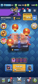 ⭐️4750 Kupa⭐️96 Kart⭐️1 Evrim⭐️