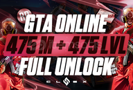 ✨475M Cash + 475 Level + Full Unlock | GTA✨