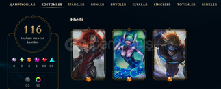 477 LEVEL HESAP kaliteli 116 kostüm