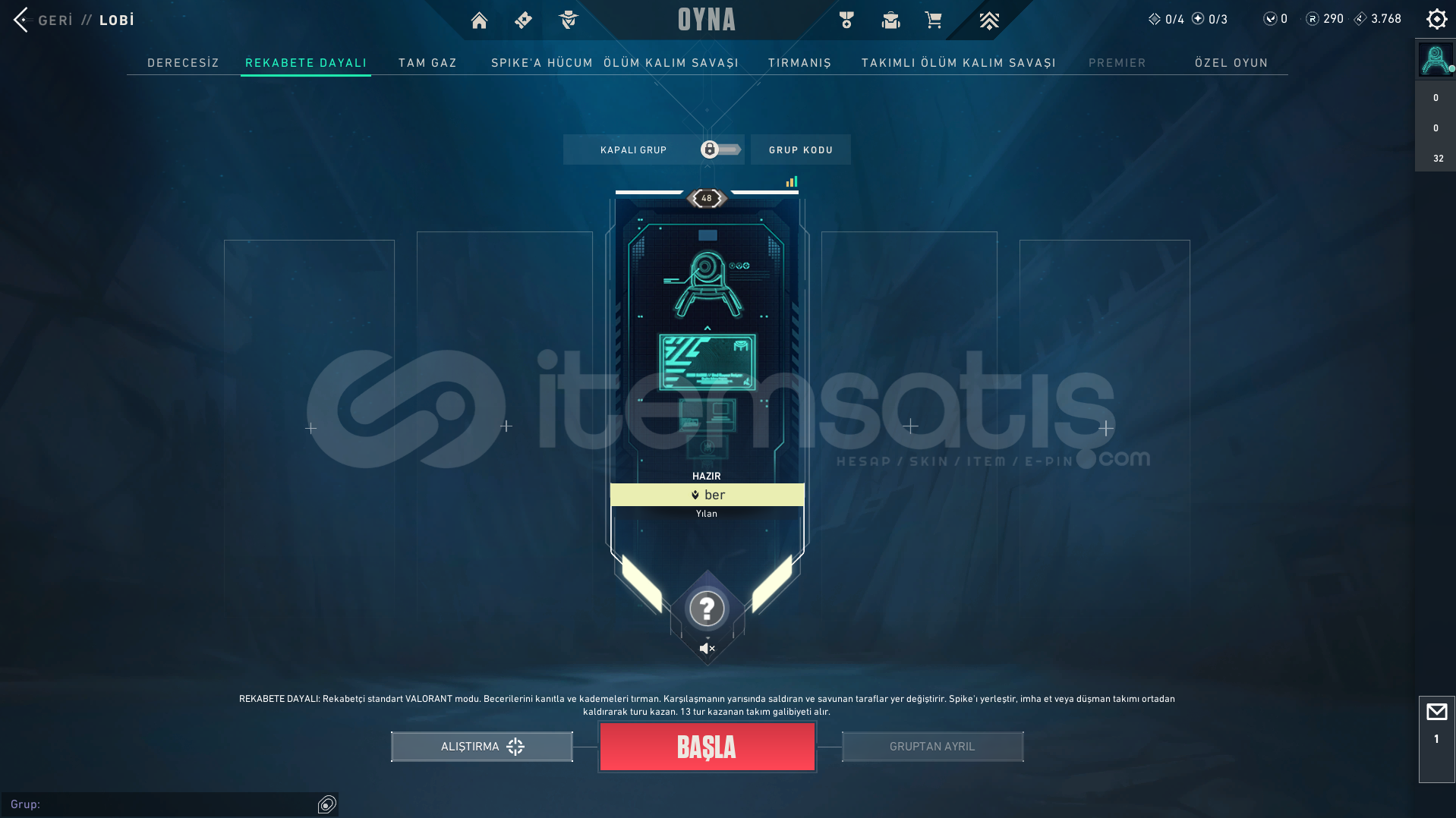 48 LEVEL RANKED READY MAİLLİ TR HESAP- 48 LEVEL RANKED READY MAİLLİ TR HESAP-