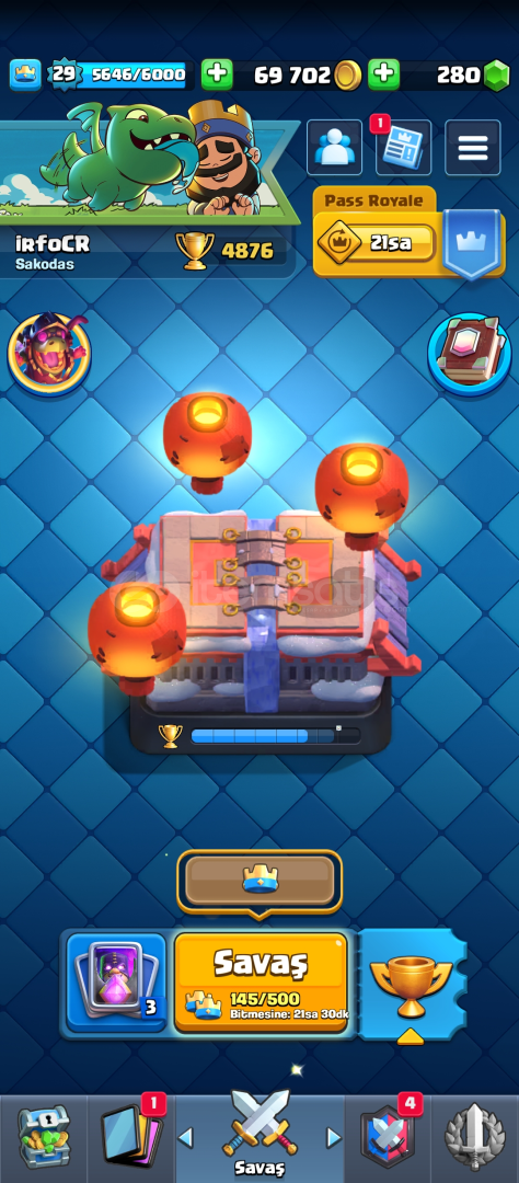 4800+ Kupa Gelişmeye Açık Hesap  4800+ Kupa Gelişmeye Açık Hesap