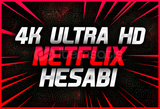4K HD NETFLİX PREMIUM HESAP