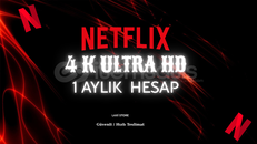  [4K KAPANMAZ] Netflix 1 Aylık Premium