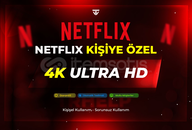4K Netflix 1 Aylık | Kişiye Özel | Garanti
