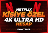 ⭐4K Netflix 1 Aylık + ULTRA HD⭐