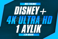 ⭐[4K QHD] 1 Aylık Disney+ Plus⭐