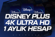 ⭐[4K QHD] 1 Aylık Disney+ Plus