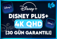 ⭐[4K QHD] 1 Aylık Disney+ Plus