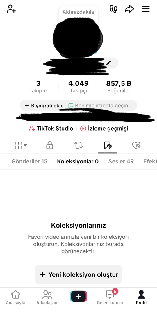 4 BİN TAKİPÇİLİ TİKTOK HESABI  4 BİN TAKİPÇİLİ TİKTOK HESABI