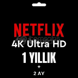 [4K ULTRA HD] 1 YILLIK+2 AY HESAP + SORUNSUZ