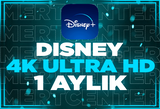 ⭐4K ULTRA HD DİSNEY AYLIK HESAP [OTO TESLİM]⭐