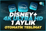 [4K Ultra HD] Disney Plus 1 Aylık + Garantili