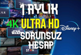 ⭐ [4K Ultra HD] Disney Plus 1 Aylık + Garanti