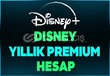 [4K Ultra HD] Disney Plus 1 Yıllık+ Garanti