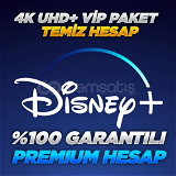 [4K Ultra HD] Disney Plus Aylık + Garanti