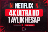 ⭐[4K ULTRA HD]⭐ KİŞİYE ÖZEL 1 AYLIK NETFLİX ⭐