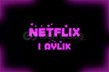 ⭐[4K Ultra HD] Netflix 1 AYLIK +DESTEK