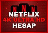 [4K Ultra HD] Netflix 1 Aylık + Garanti