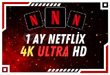 4K Ultra HD Netflix 1 Aylık + Garanti 