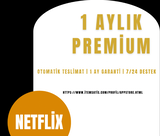 ⭐[4K Ultra HD] - Netflix 1 AYLIK + GARANTİ!