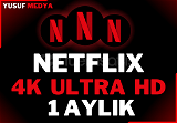 [4K Ultra HD] Netflix 1 AYLIK +GARANTİ +DESTEK