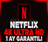 4K ULTRA HD] Netflix 1 Aylık + Garanti İlanına 