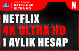 [4K Ultra HD] Netflix 1 Aylık + Sorunsuz