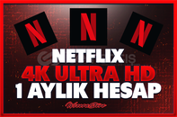 ✅[4K Ultra HD] Netflix 1 Aylık + Sorunsuz