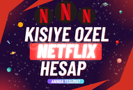 ✅[4K Ultra HD] Netflix 1 Aylık + Sorunsuz