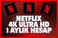 ✅[4K Ultra HD] Netflix 1 Aylık + Sorunsuz