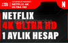 [4K Ultra HD] Netflix 1 Aylık + Sorunsuz