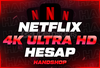 ⭐[4K ULTRA HD] NETFLİX 1 AYLIK + SORUNSUZ⭐